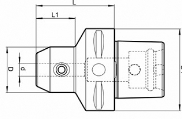 Skizze Polygonschaft-Aufnahmen - Weldonfutter Polygonschaft C63