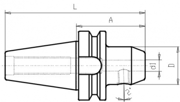 Skizze MAS-BT - Spannfutter Whistle-Notch BT50  G6,3/15.000 Umin